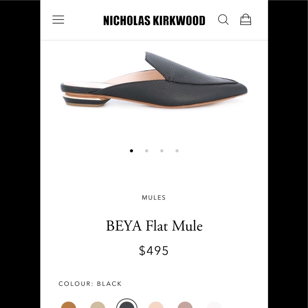 Nicholas Kirkwood Beya Flat Mule